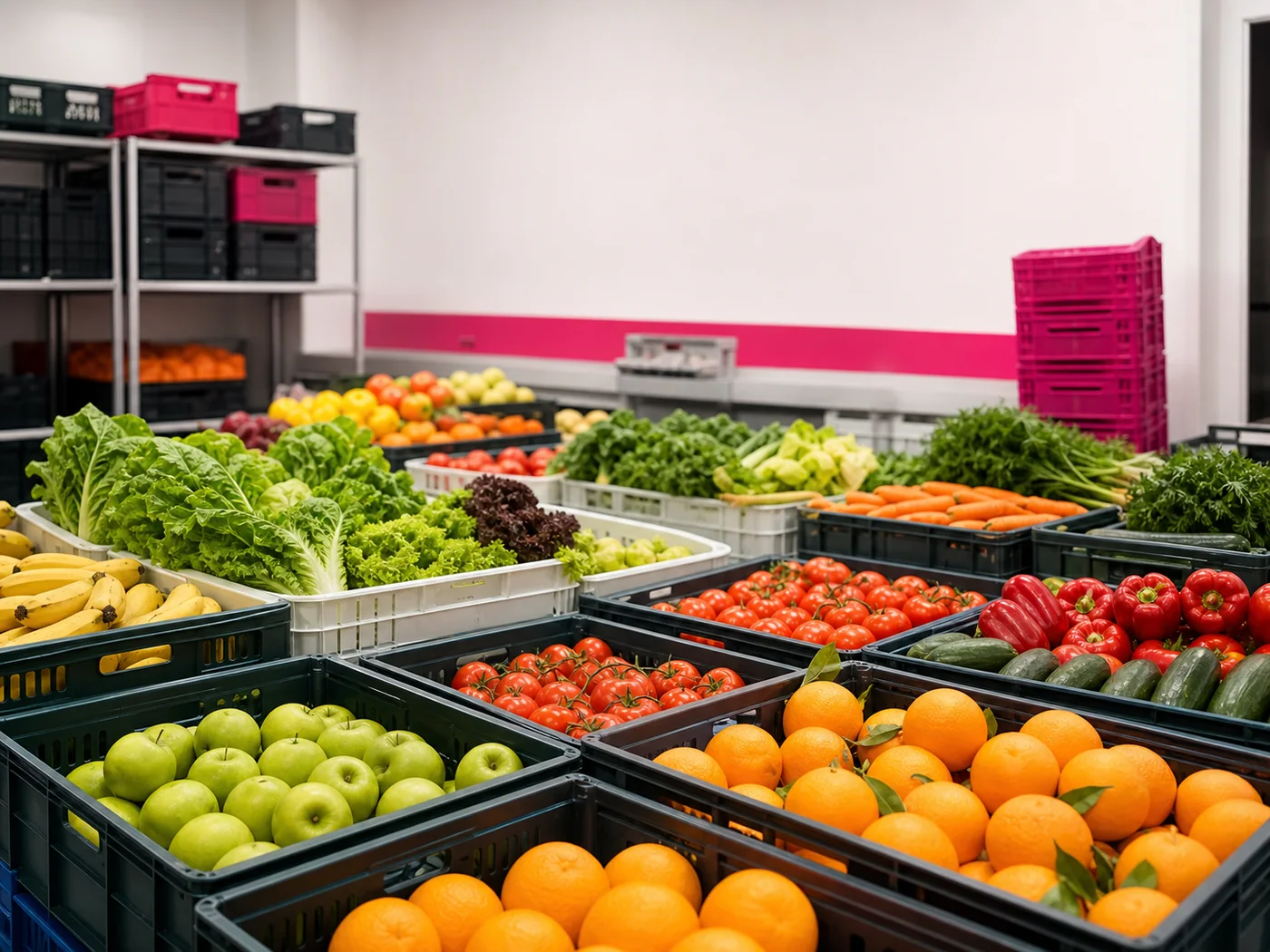 Suministro de frutas y verduras para pedidos de volumen