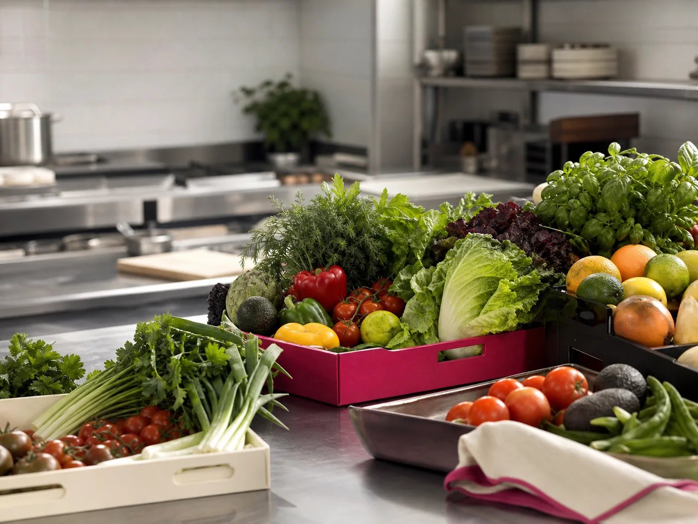 Producto fresco para restaurantes y cocinas profesionales
